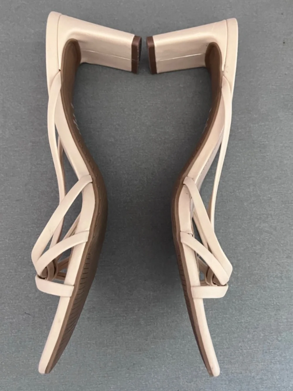 BP Karsyn Women's  Strappy Slide Sandals Beige Size 8.5M